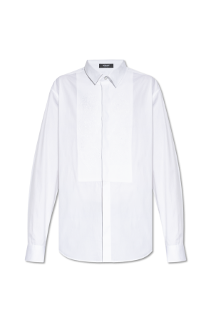 【関税&送料込】Balenciaga White Poplin Shirt Dress White Paneled cotton-poplin shirt dress | BALENCIAGA | NET-A